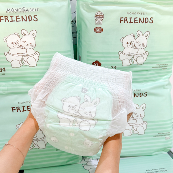 Review chi tiết bỉm Momo Rabbit Friends 