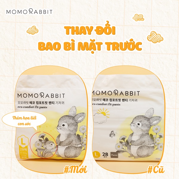 So sánh bỉm Comfort Fit mẫu cũ và mẫu mới