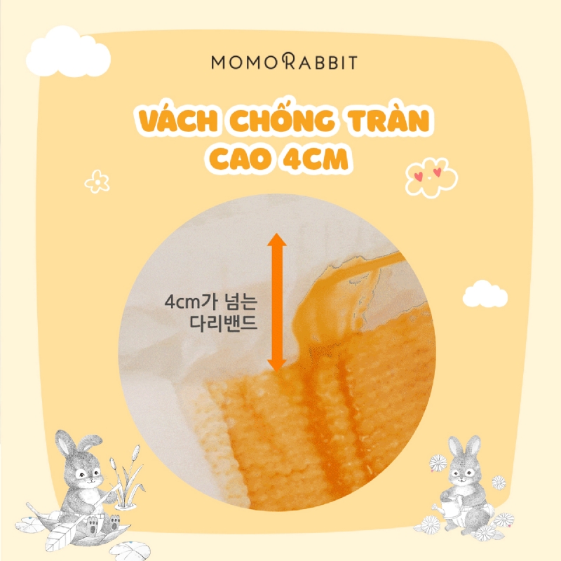 Bỉm cho bé mông đùi to Momo Rabbit Comfort Fit 2022 chính thức ra mắt tại thị trường Việt Nam