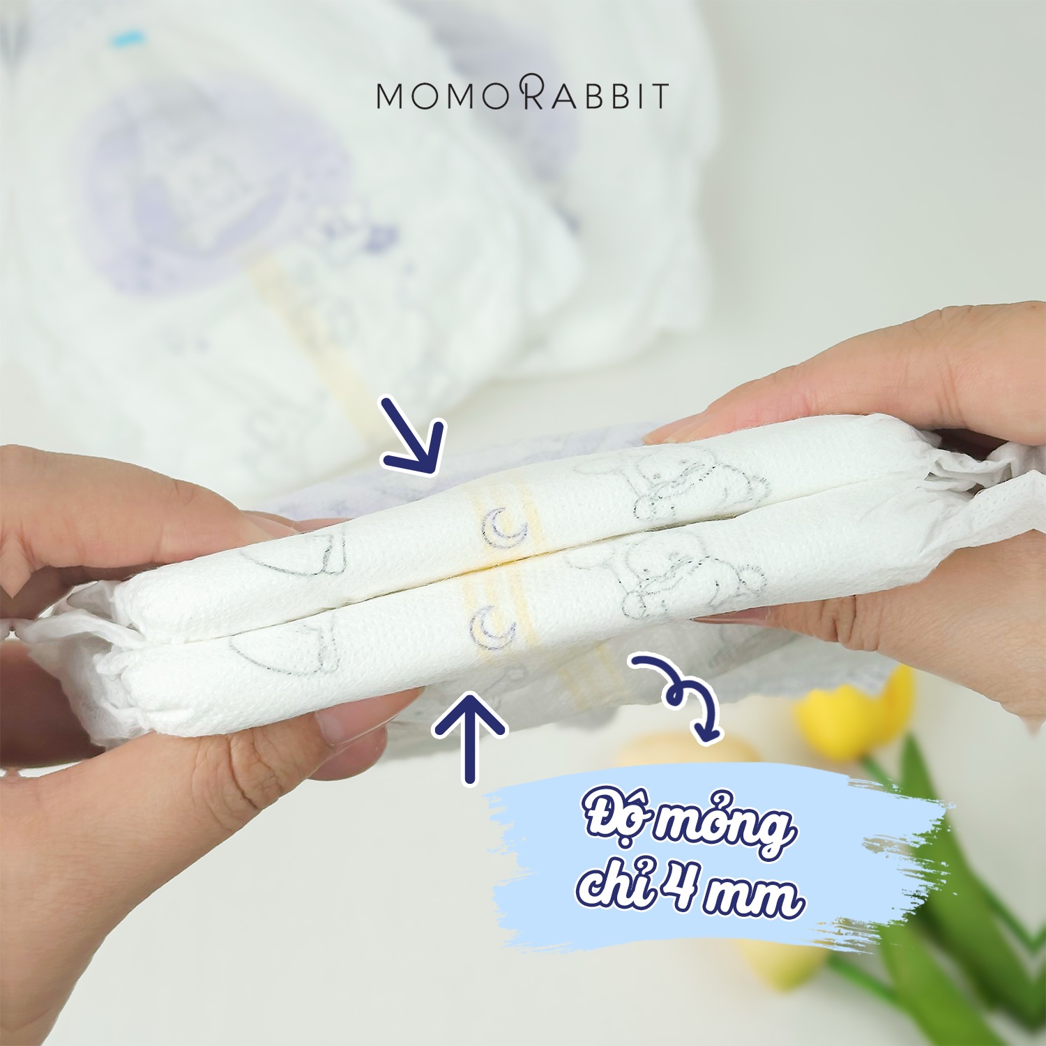 [MỚI] Bỉm quần đêm hè Momo Rabbit 2025 - XL22 - 12- 17kg