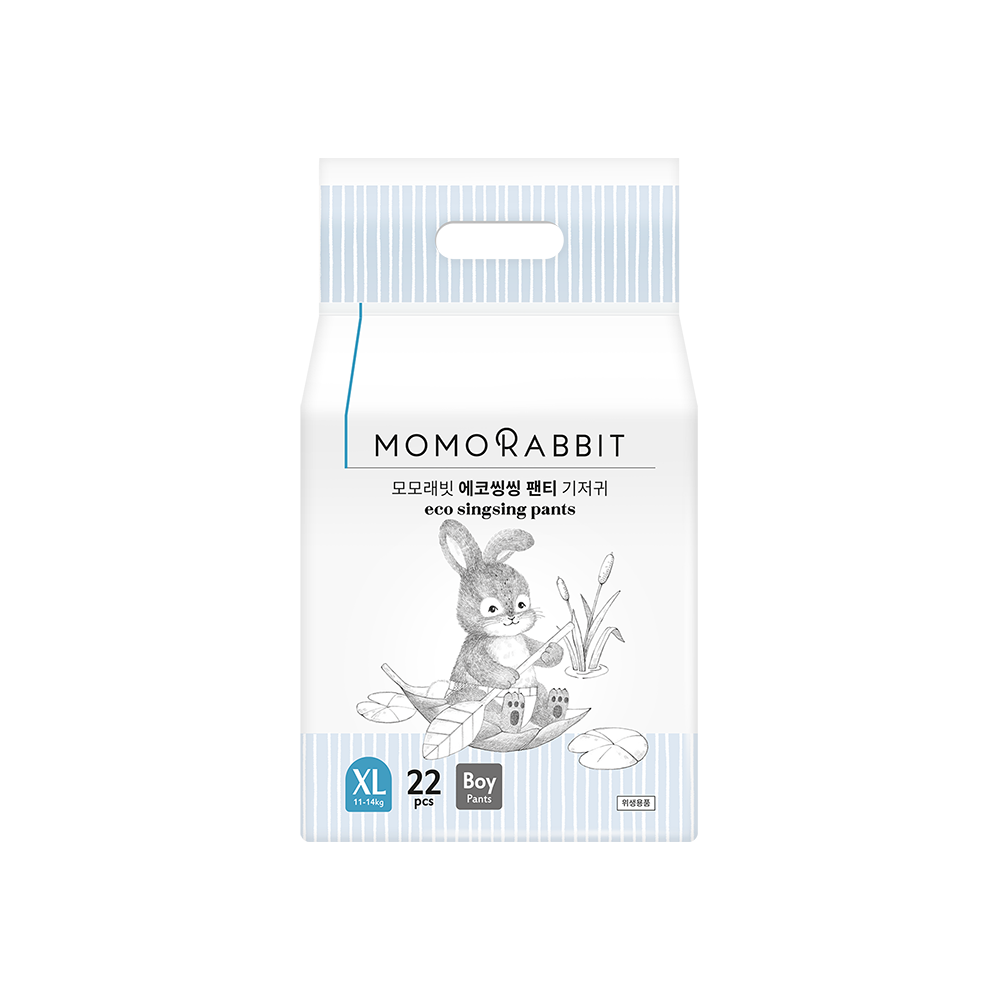 Bỉm quần bé trai Momo Rabbit 2024 - XL22 - 11-14kg