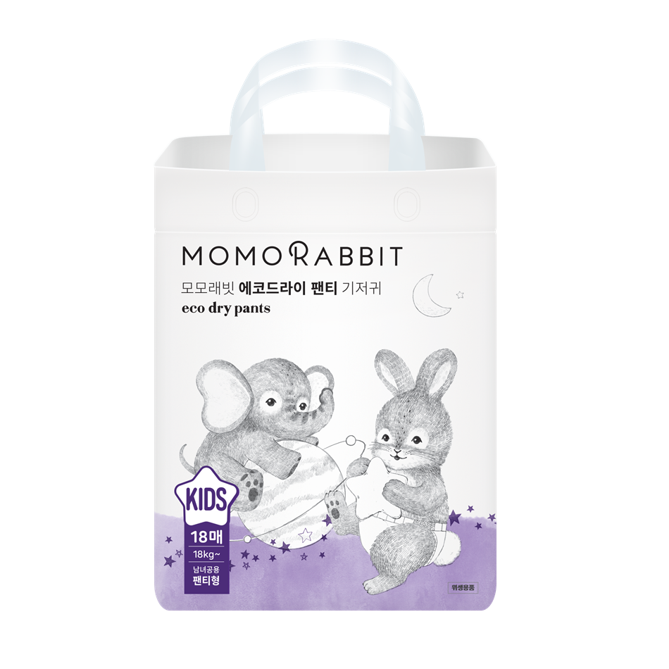 Bỉm quần ban đêm Momo Rabbit - KIDS - 18kg++