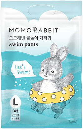 Bỉm bơi Momo Rabbit 2024 - L3 - 7-14kg