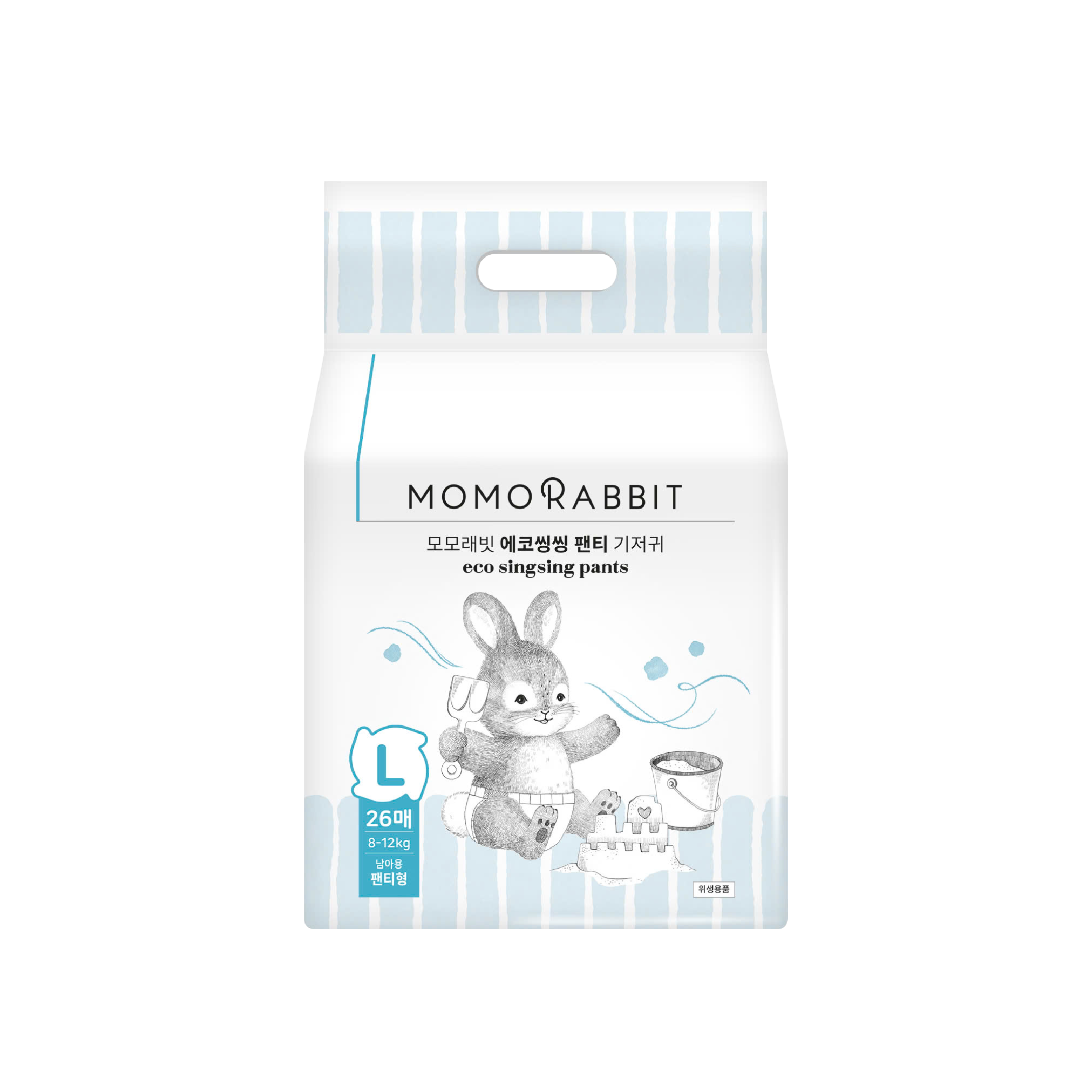 Bỉm quần bé trai Momo Rabbit 2025 - L26 - 8-12kg