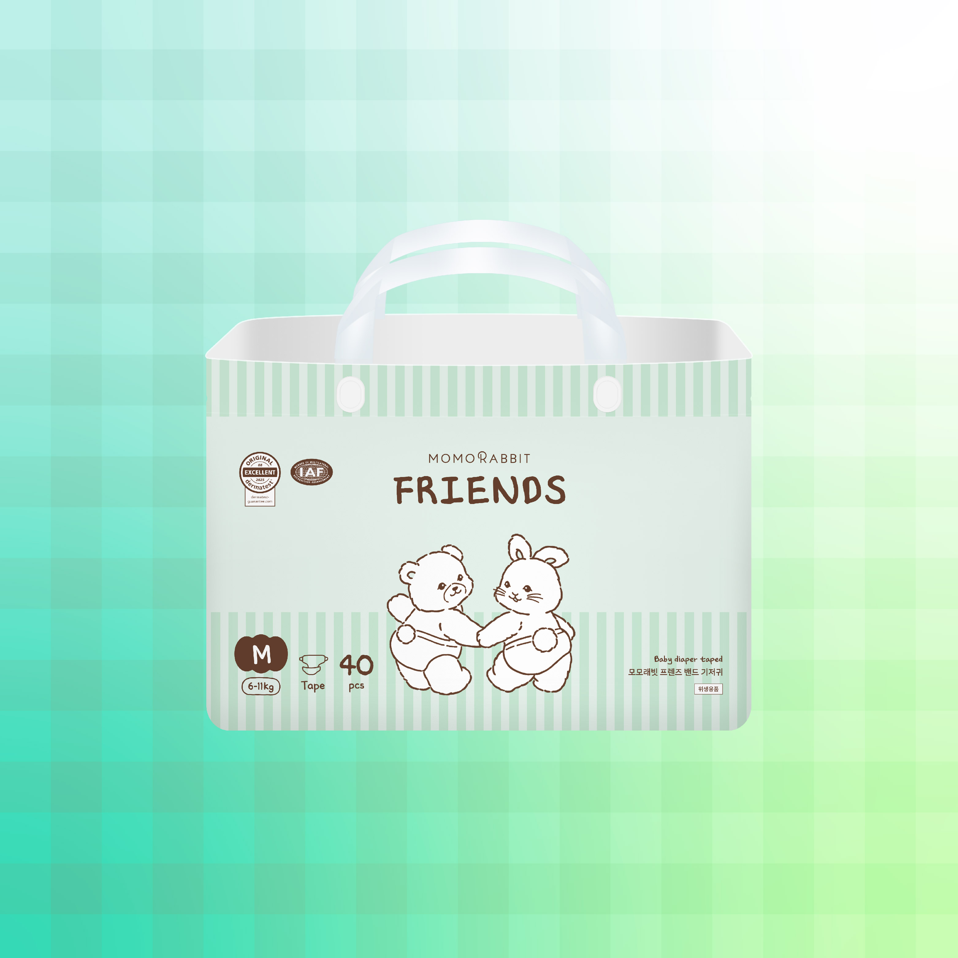 [MỚI] Bỉm quần - bản Friends - Size M - 5-9kg - 38 miếng