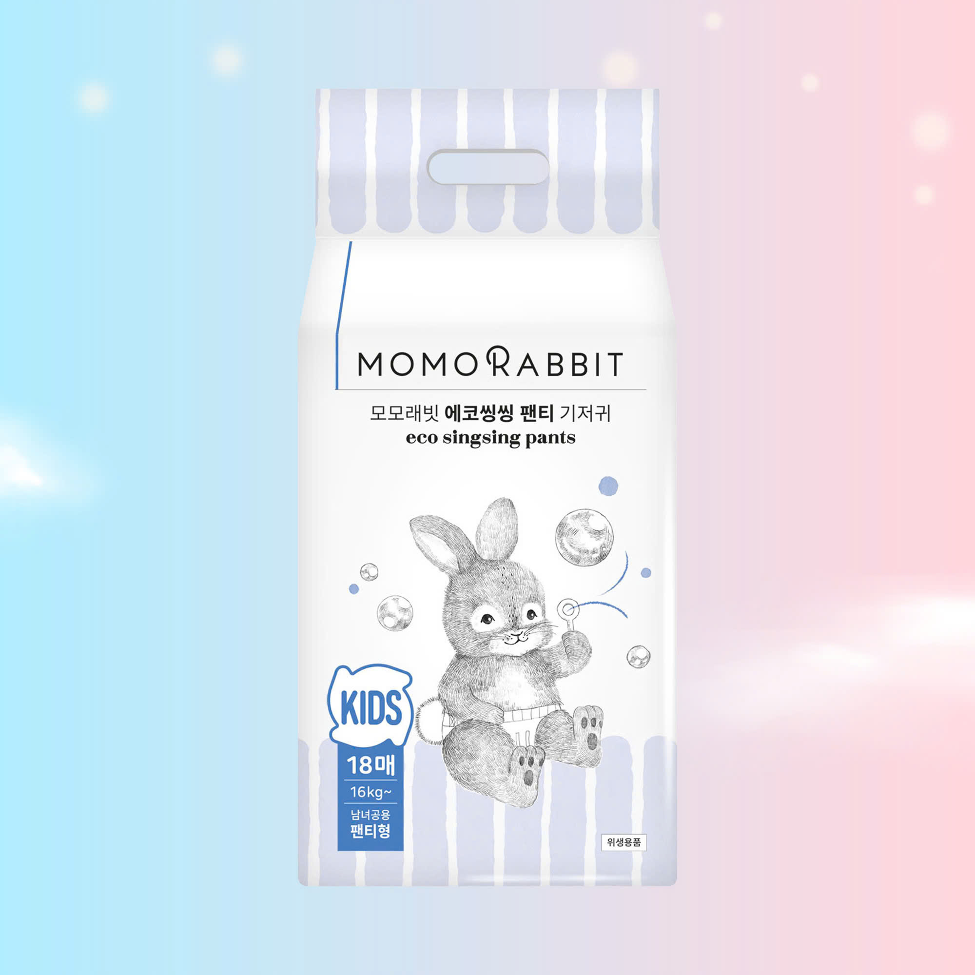 Bỉm quần bé trai/bé gái Momo Rabbit - KIDS18 - 16kg++
