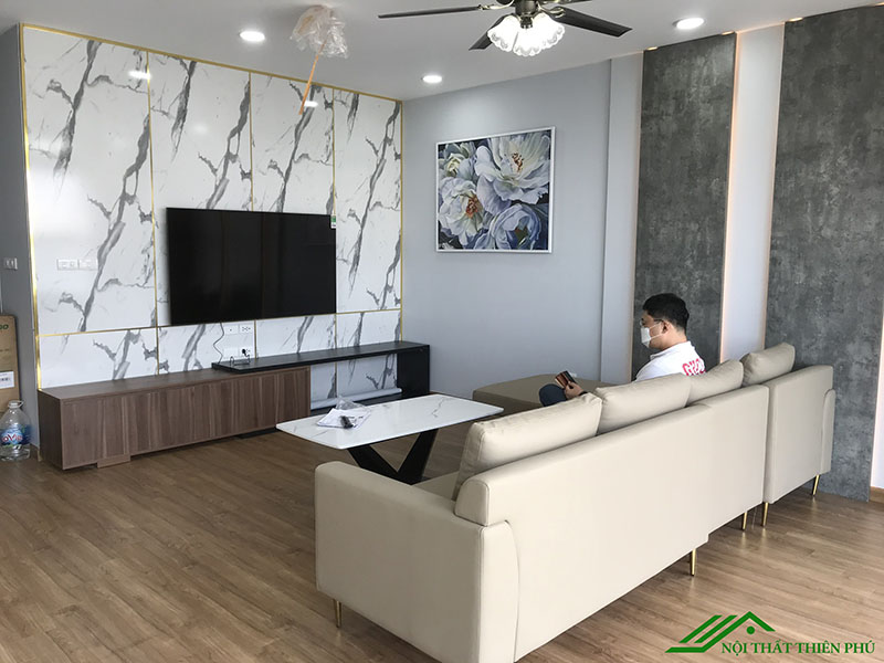 Hình ảnh nội thất công trình thực tế căn 3 ngủ Wespoint diện tích 135m2