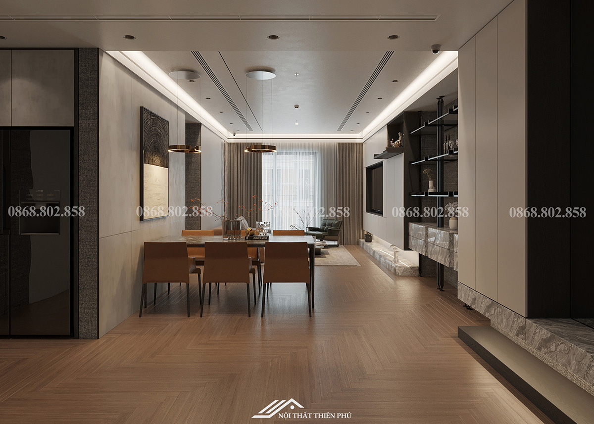 Tham khảo thiết kế căn mẫu dự án THE MATRIX ONE (Tòa A) diện tích 112m2