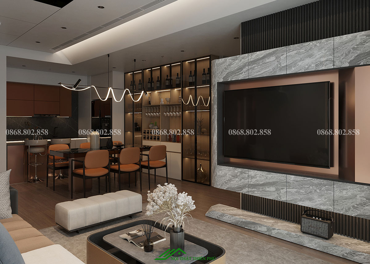 Thiết kế căn mẫu dự án Green Bay Mễ Trì