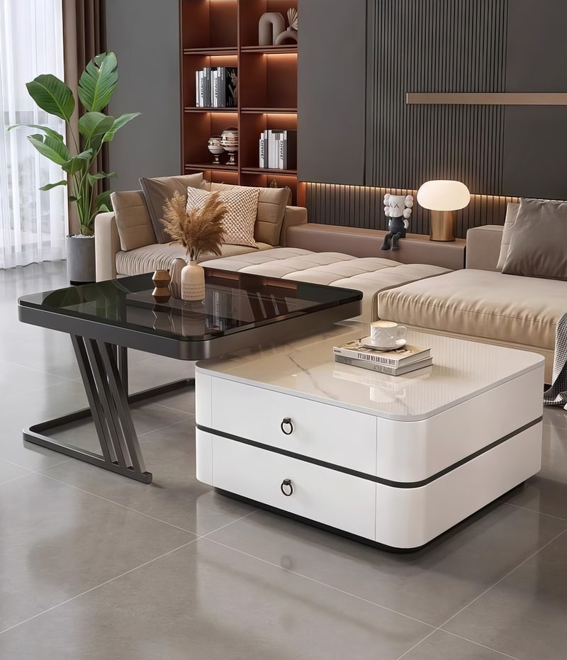 Bàn trà đôi phong cách hiện đại tối giản - BT 93