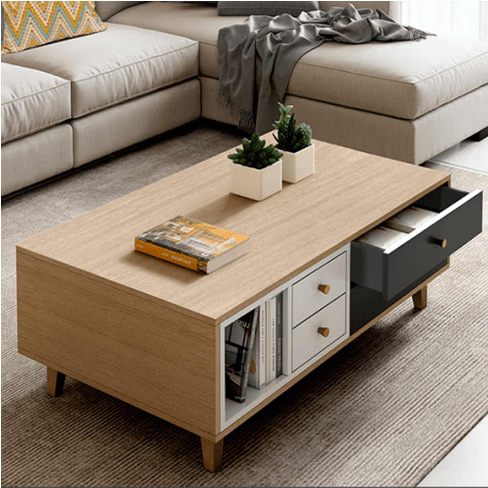 Bàn trà gỗ phòng khách tiện dụng giá rẻ - BT 34