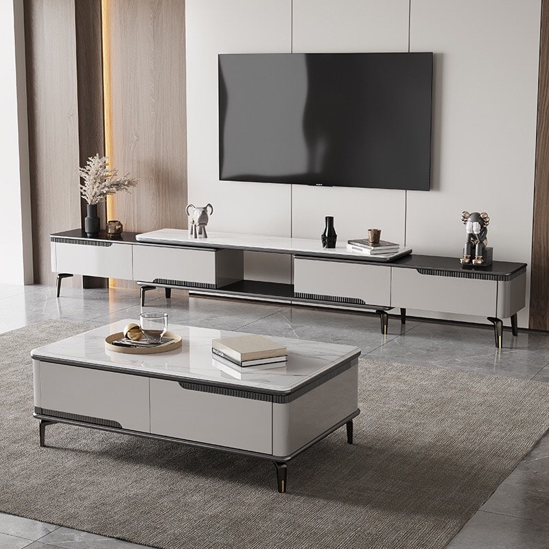 Bàn trà kiểu nhật hiện đại mặt đá - BT 82