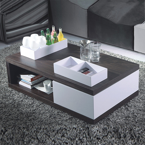 Bàn trà ngăn kéo xoay đẹp - BT 31