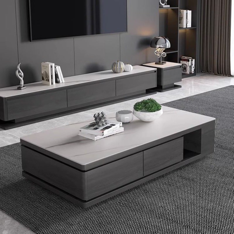 Bàn trà sofa hình chữ nhật phong cách tối giản - BT 75