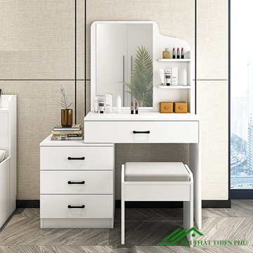 Bàn trang điểm màu trắng đẹp - TD 17