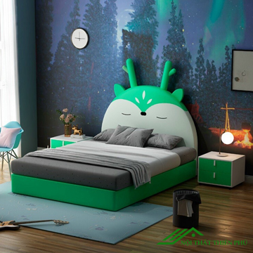 Giường ngủ hình tuần lộc đáng yêu cho bé - GN 45
