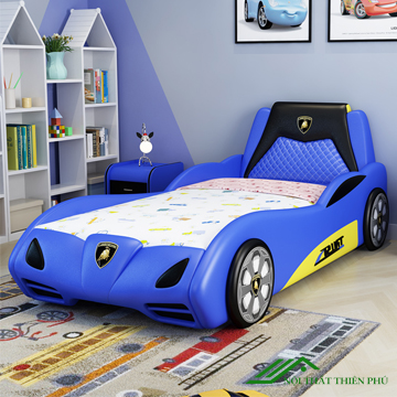 Giường ngủ cho bé trai hình ô tô đẹp - GN 11