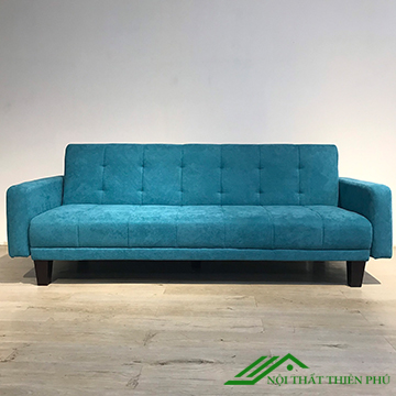 Sofa Giường Nỉ Xanh Ngọc Hiện Đại 1m9 - SF 50