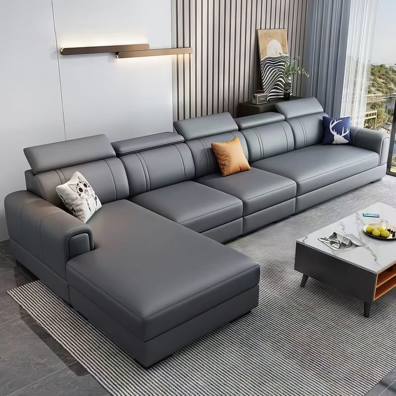Sofa góc hình chữ L cao cấp - SF 113