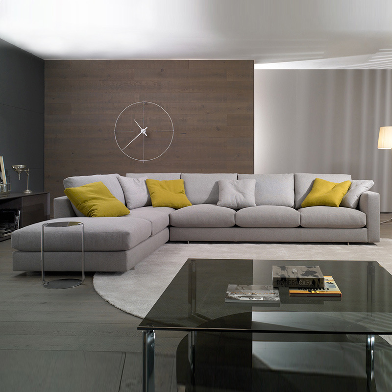 Sofa Góc Bọc Nỉ Hiện Đại - SF 57