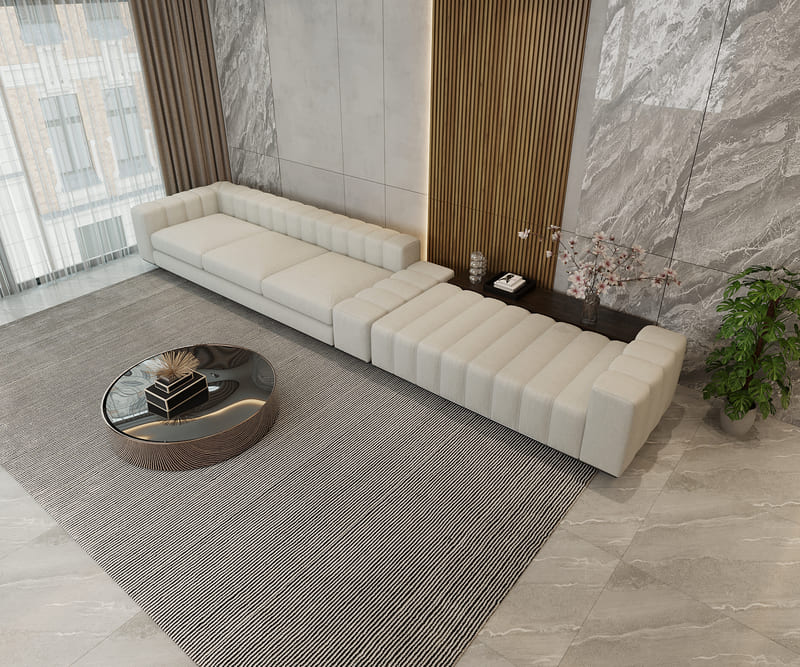 Mẫu sofa văng dài - SF 136