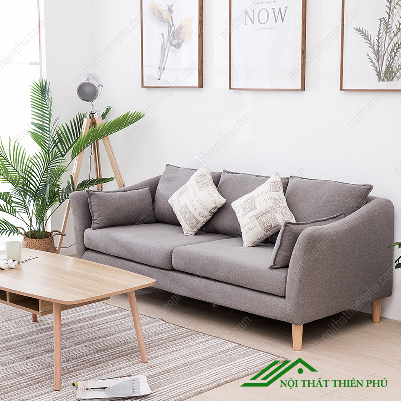 Ghế Sofa Văng Nỉ Giá Rẻ Hiện Đại - SF 08 Nội thất Thiên Phú