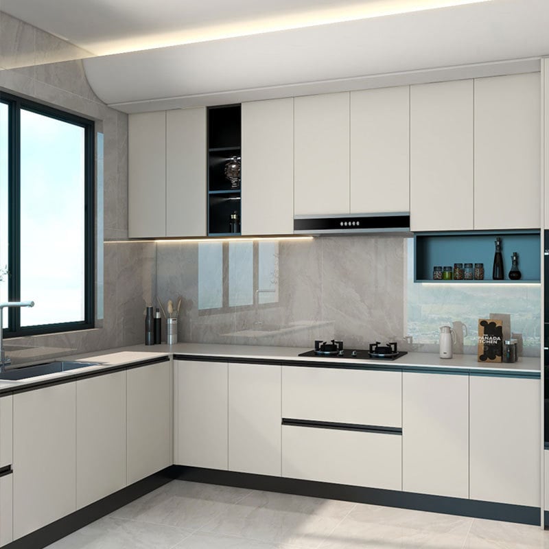 Tủ bếp hiện đại hình chữ T - TB 21