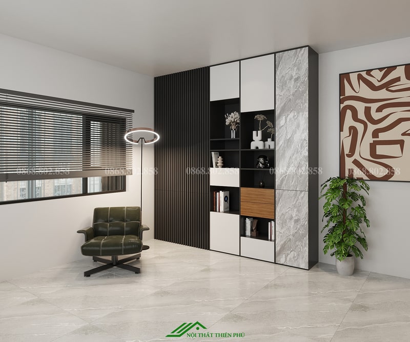 Tủ kệ trang trí hiện đại - TT 03