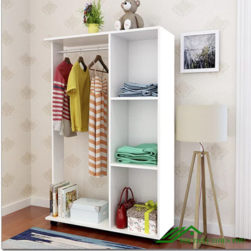 Tủ quần áo di động tiện lợi gỗ MDF - QA 32