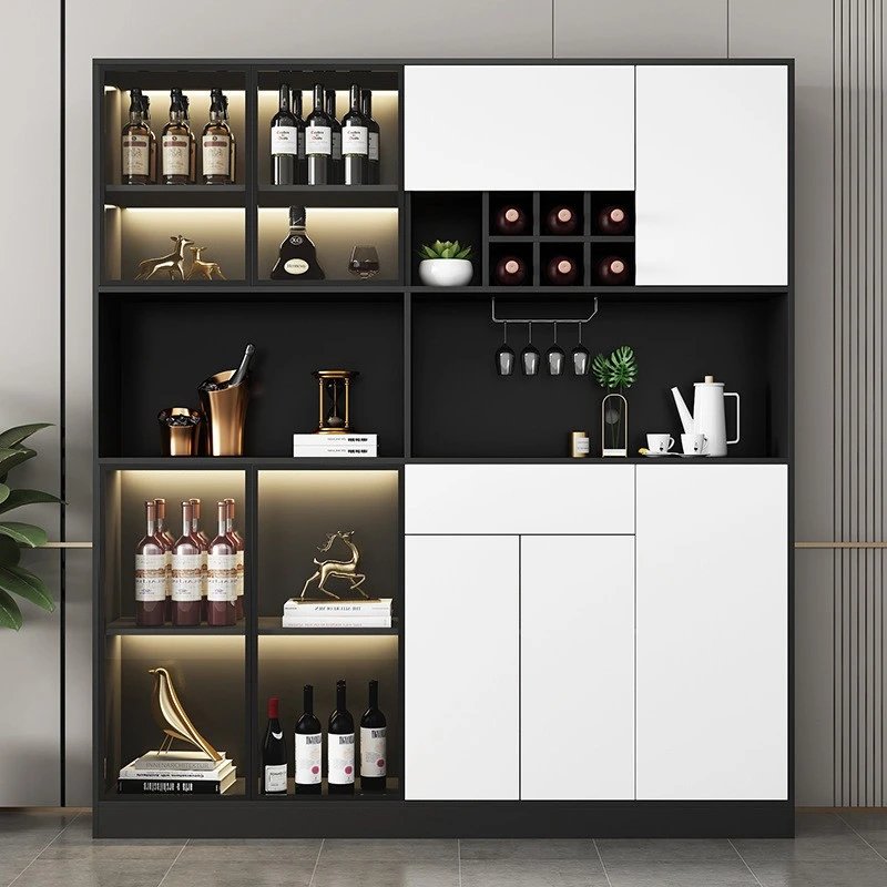 Tủ rượu phòng khách gỗ MDF - TR 17