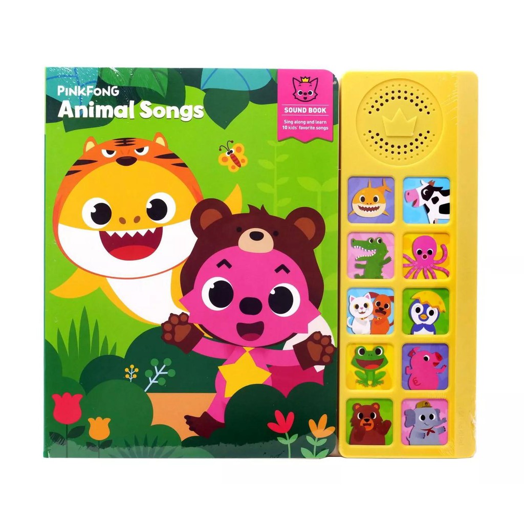 Pinkfong Animal Songs Sound Book – Sách Âm Thanh Cho Bé Thebook Garden Pinkfong Animal Songs Sound Book – Sách Âm Thanh Cho Bé Thebook Garden