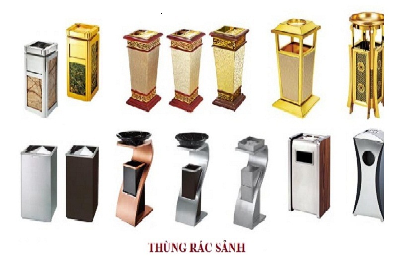 Tốp 4 loại thùng rác phù hợp nhất đặt tại đại sảnh khách sạn hiện nay.