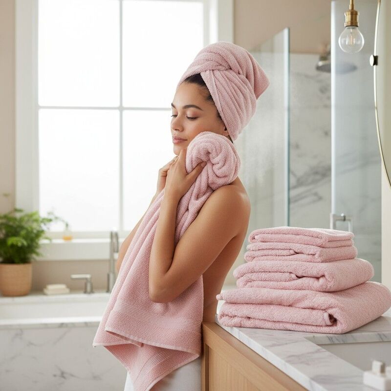 Kích thước khăn tắm ở khách sạn phân khúc bình dân