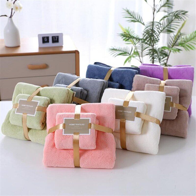 Set 1 khăn mặt với 1 khăn tắm