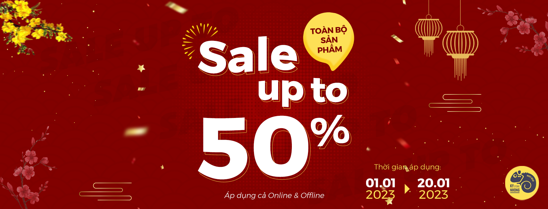 MỪNG NĂM MỚI ĐẾN - SALE HẾT CỬA HÀNG