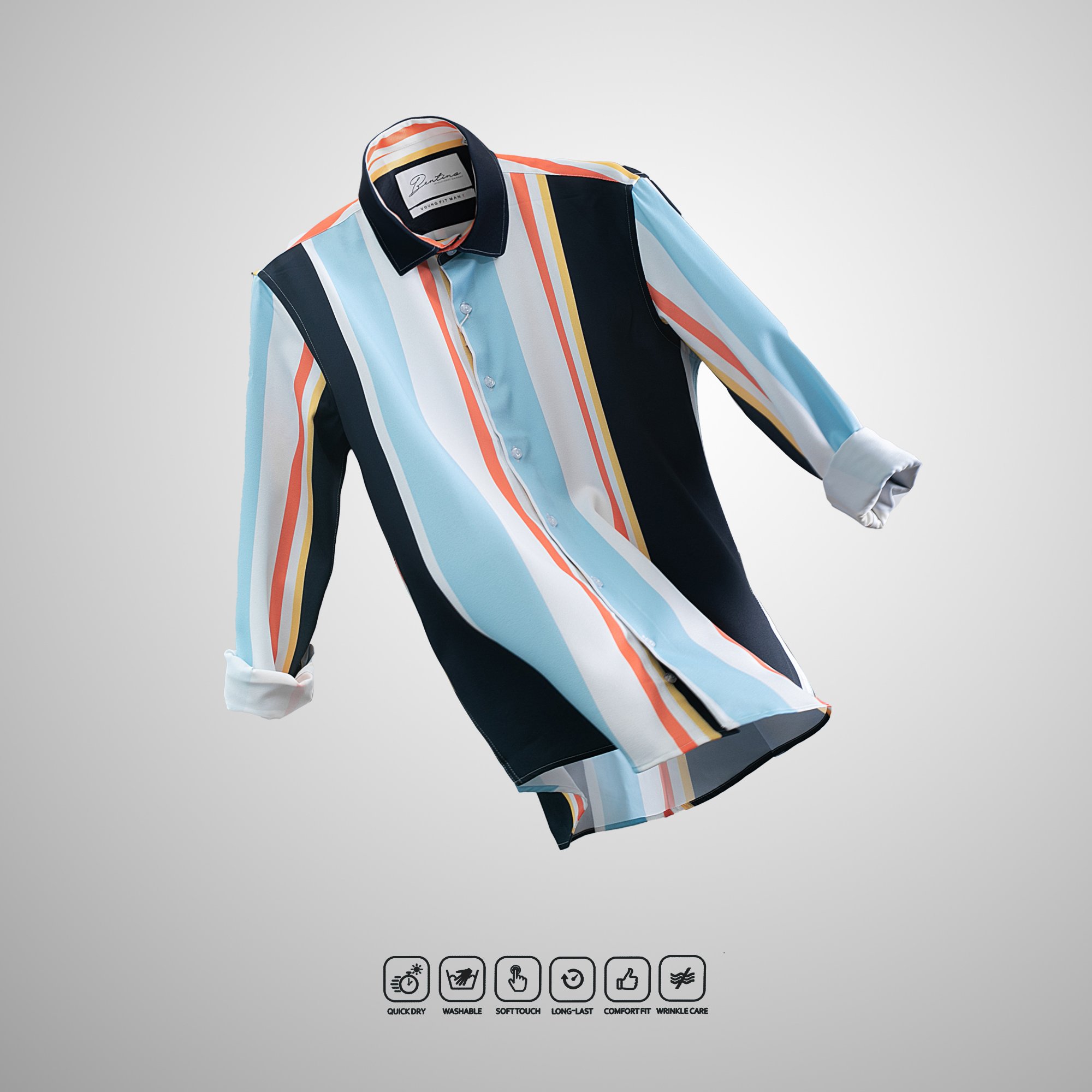 ÁO SƠMI SỌC BENTINO