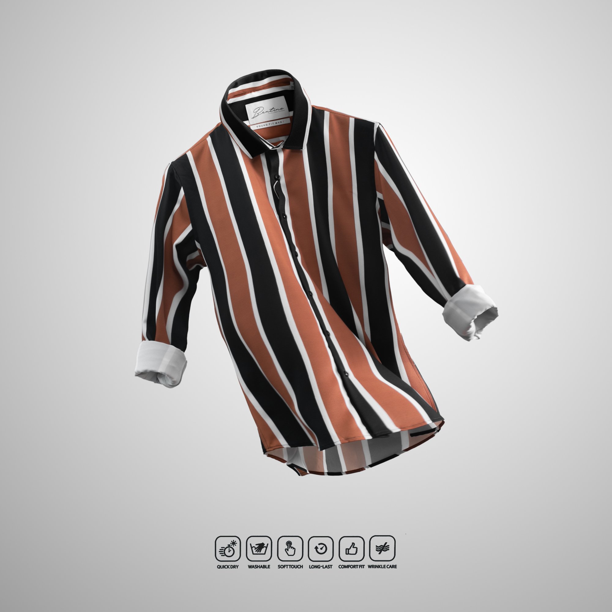 ÁO SƠMI SỌC BENTINO