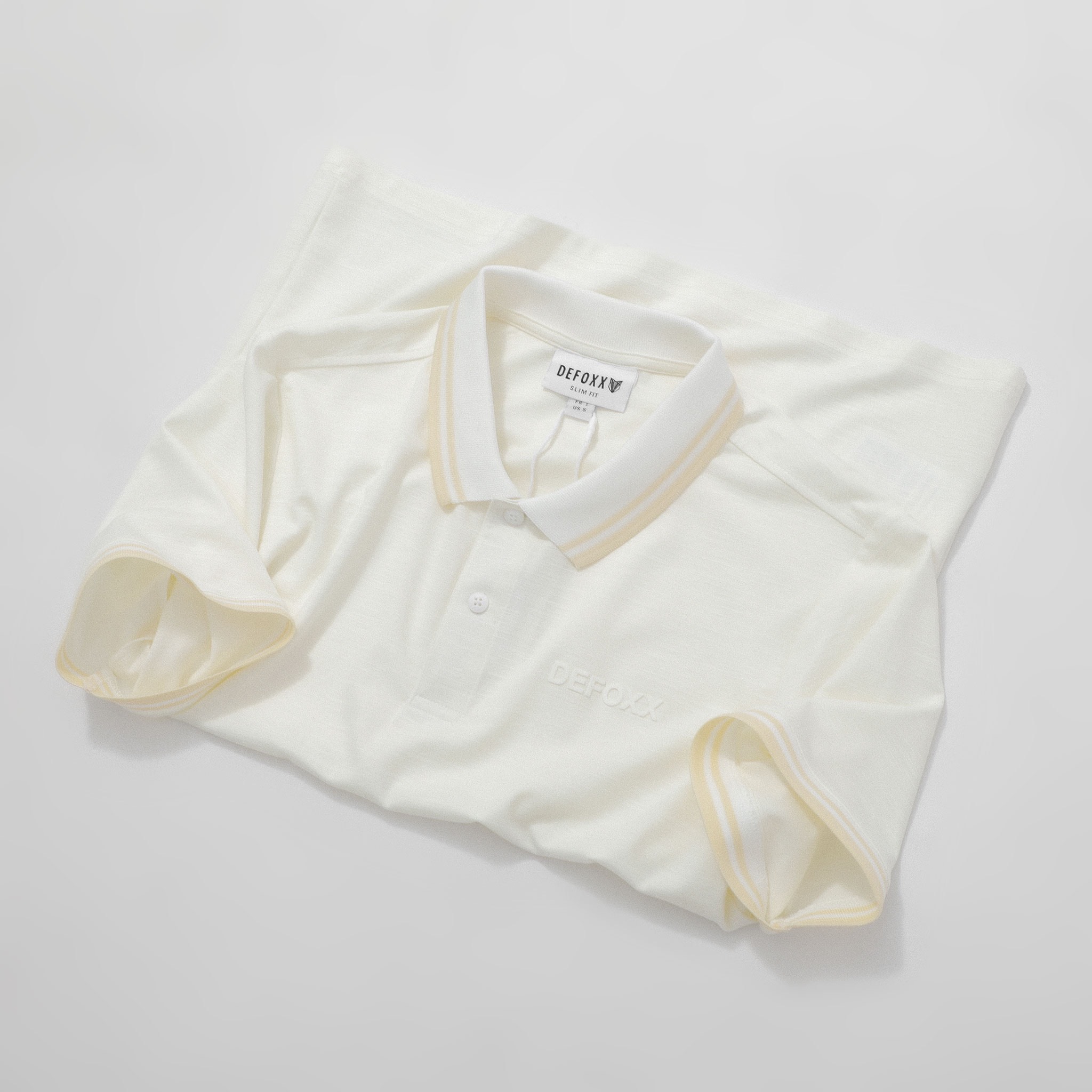 ÁO POLO DEFOXX THUN XƯỚC CỔ VIỀN