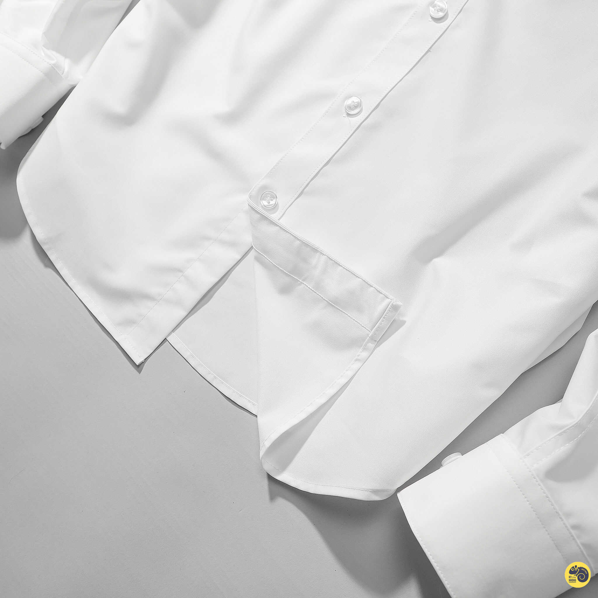 ÁO SƠMI MODAL CỔ TRỤ DEFOXX