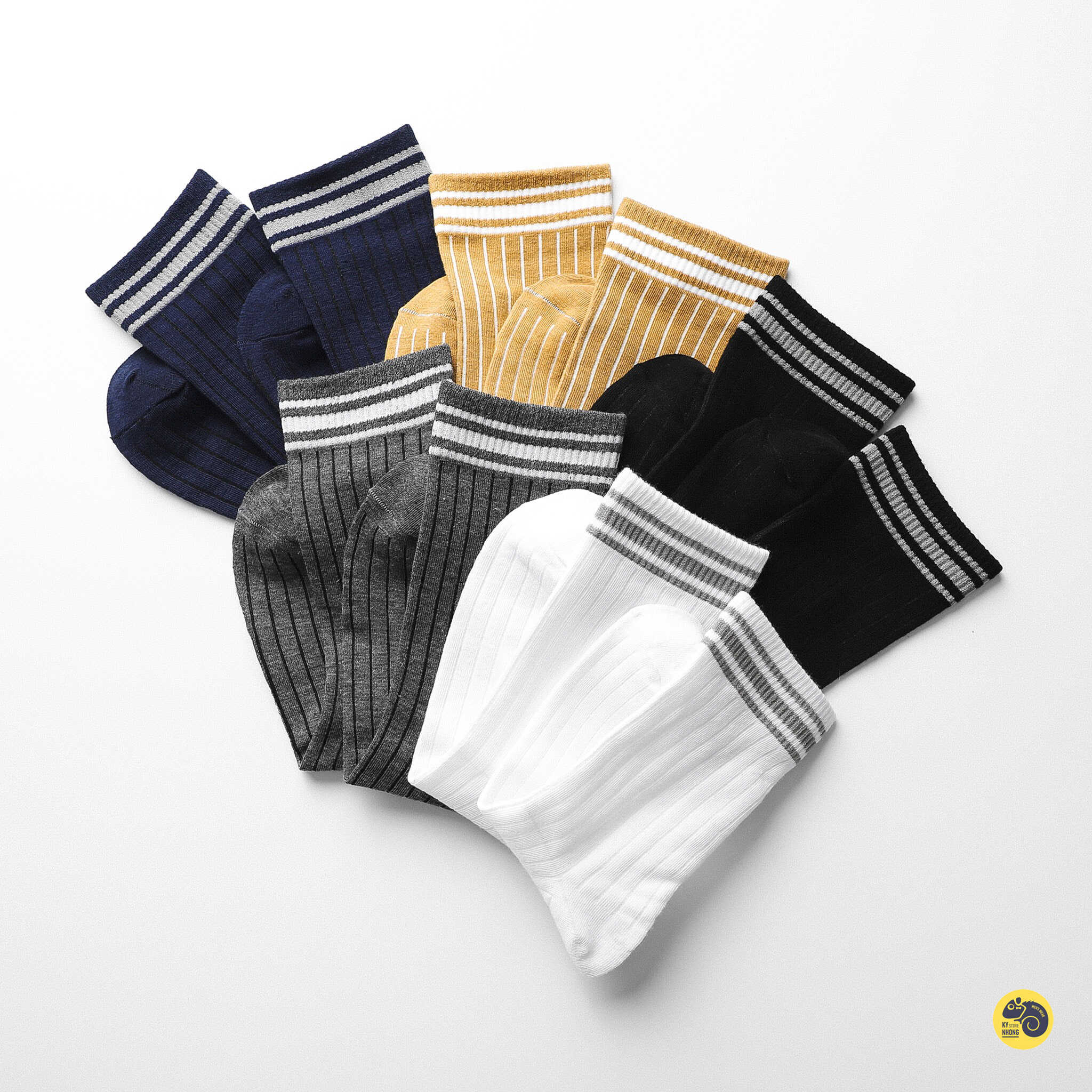 TẤT DÀI PHỐI SỌC DEFOXX