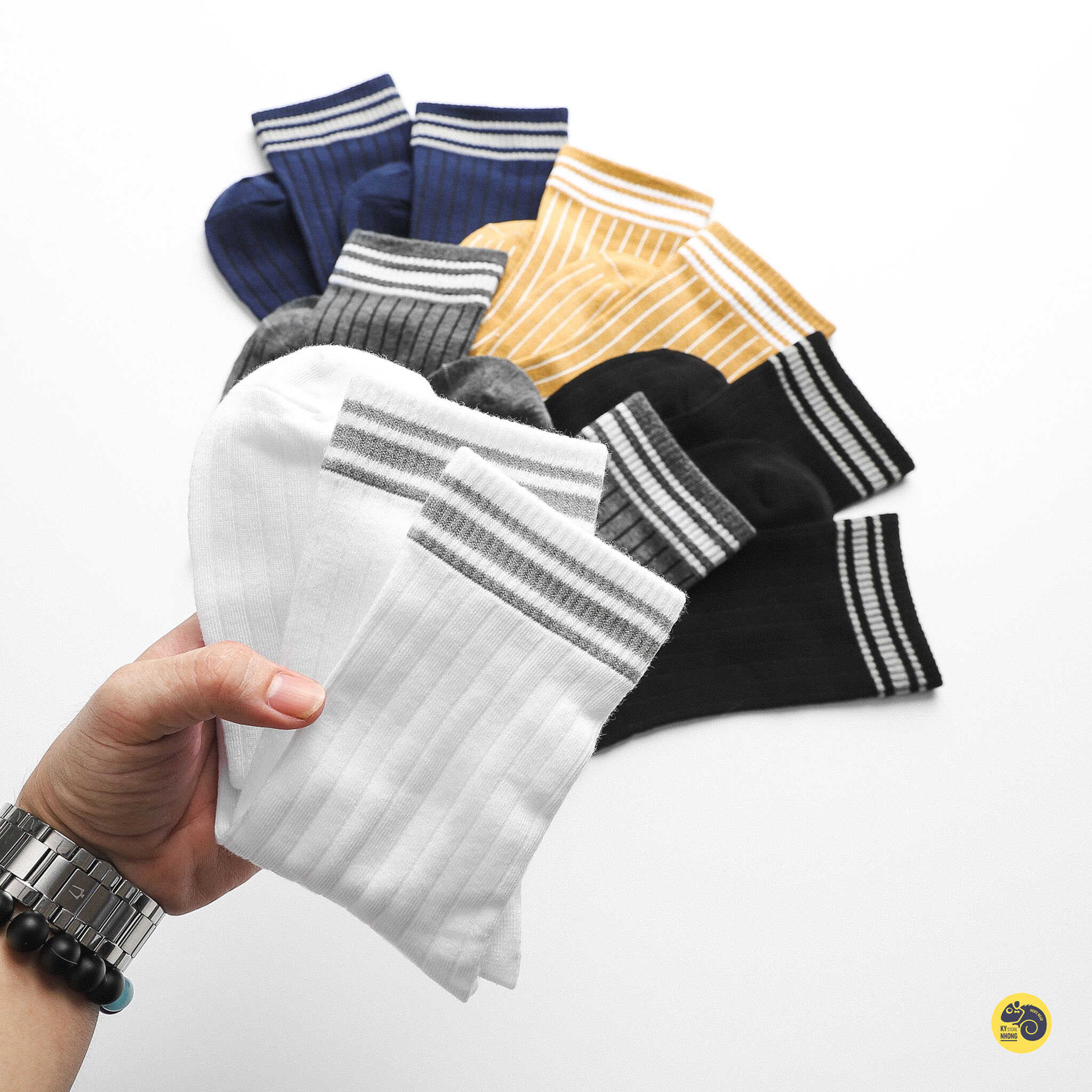 TẤT DÀI PHỐI SỌC DEFOXX