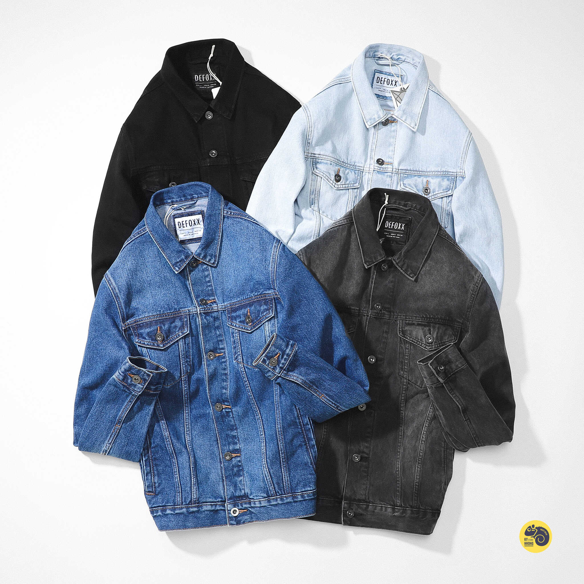 ÁO KHOÁC DENIM JACKET DEFOXX