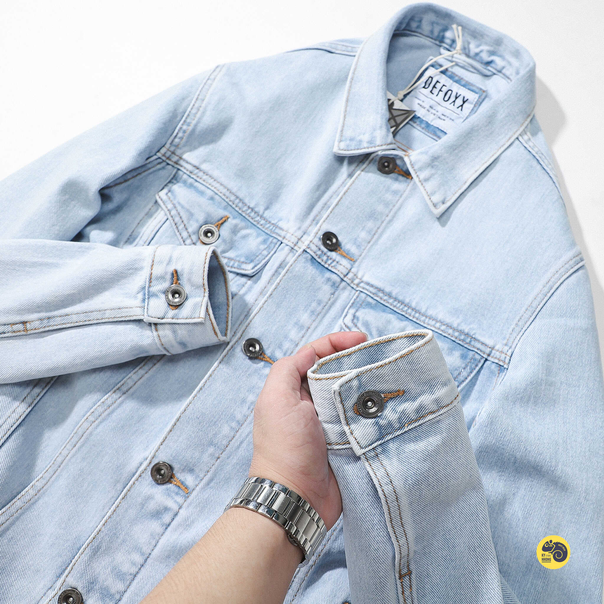 ÁO KHOÁC DENIM JACKET DEFOXX