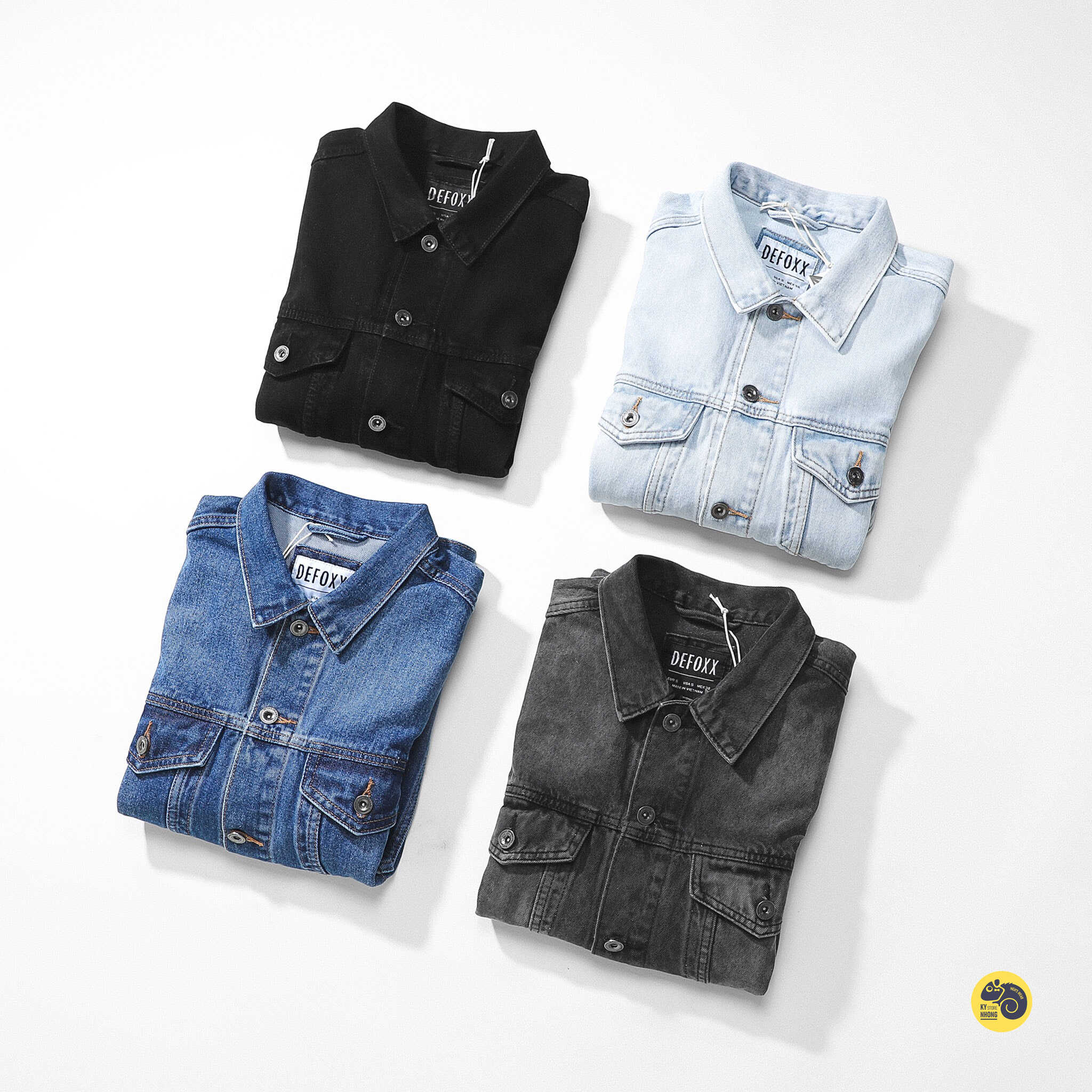 ÁO KHOÁC DENIM JACKET DEFOXX