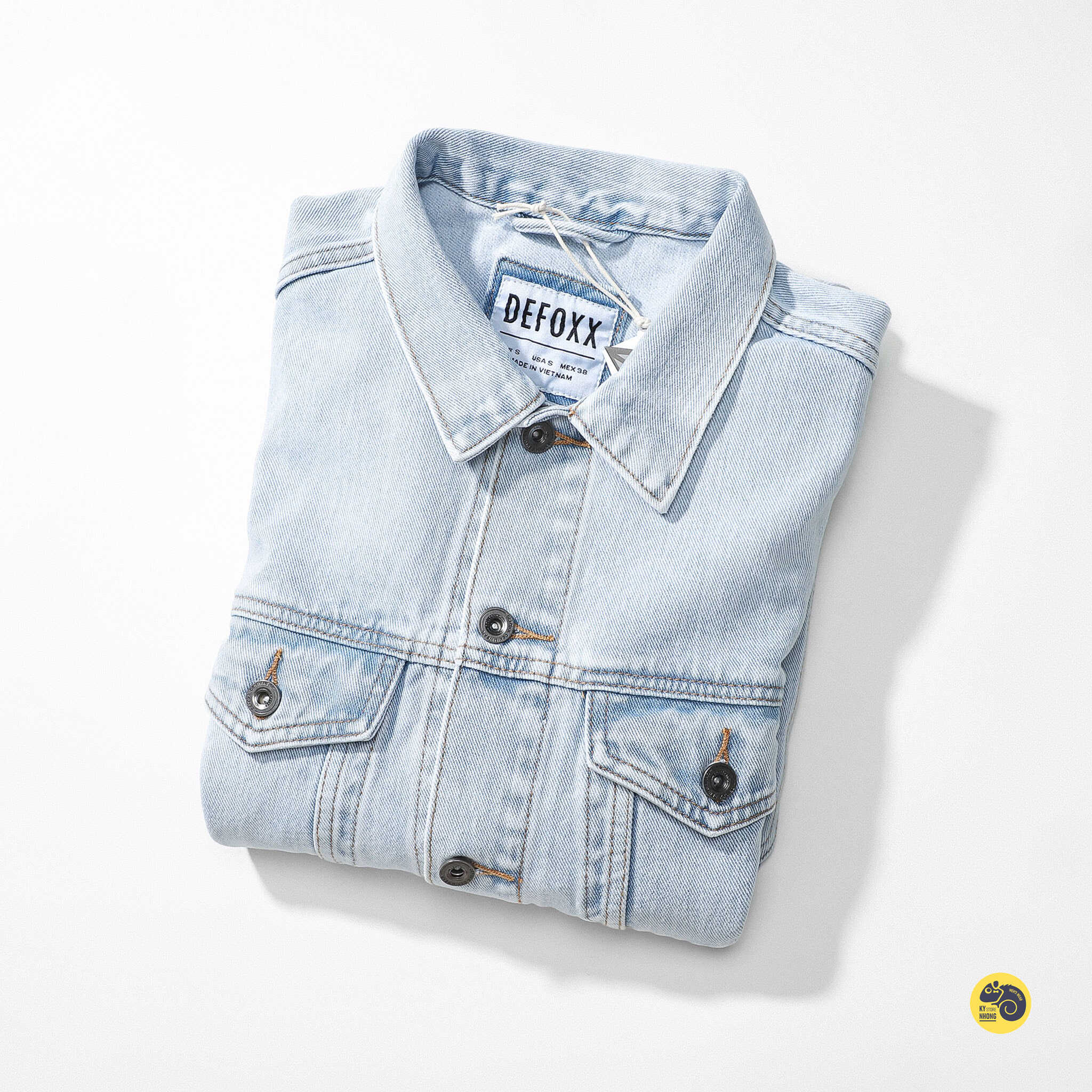 ÁO KHOÁC DENIM JACKET DEFOXX