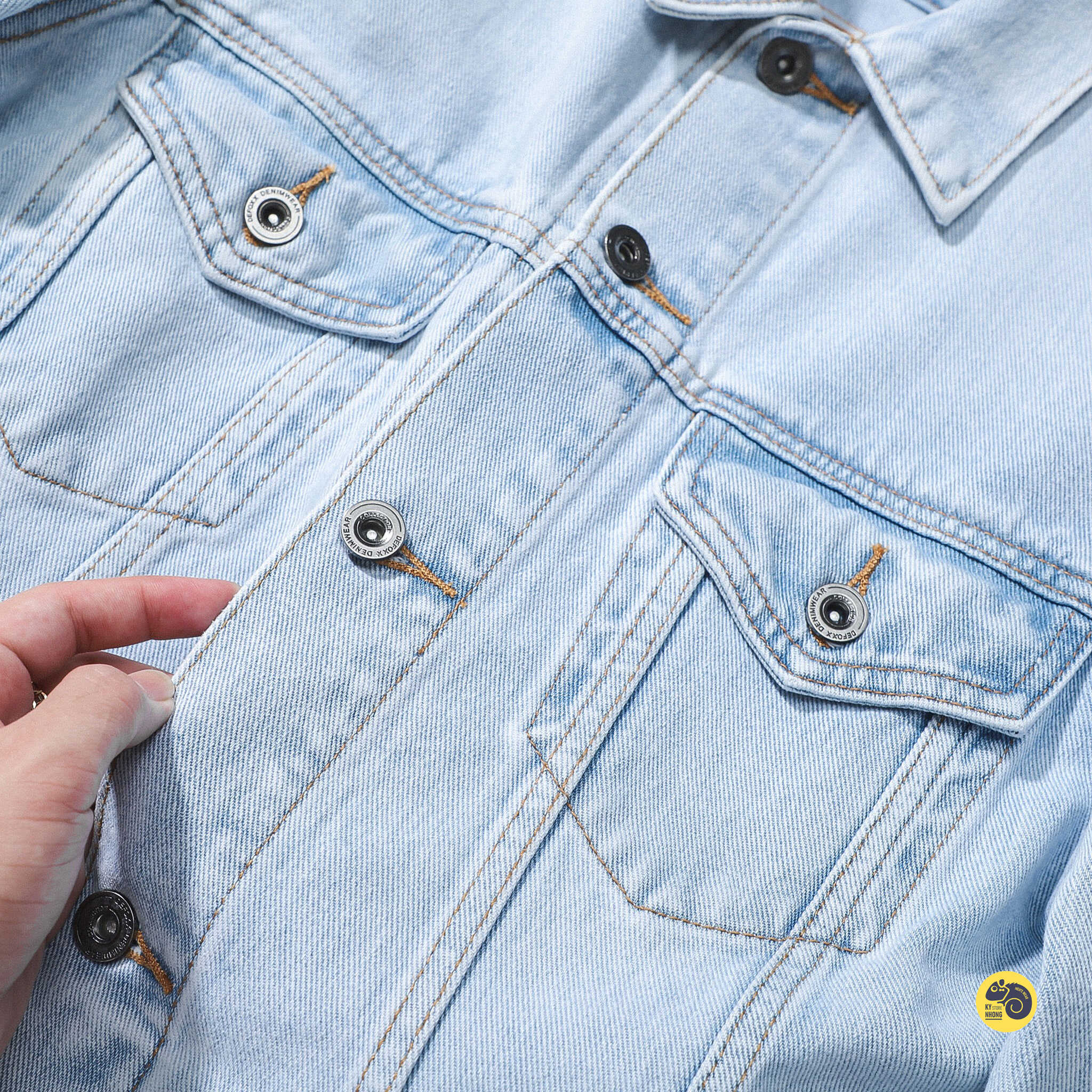 ÁO KHOÁC DENIM JACKET DEFOXX