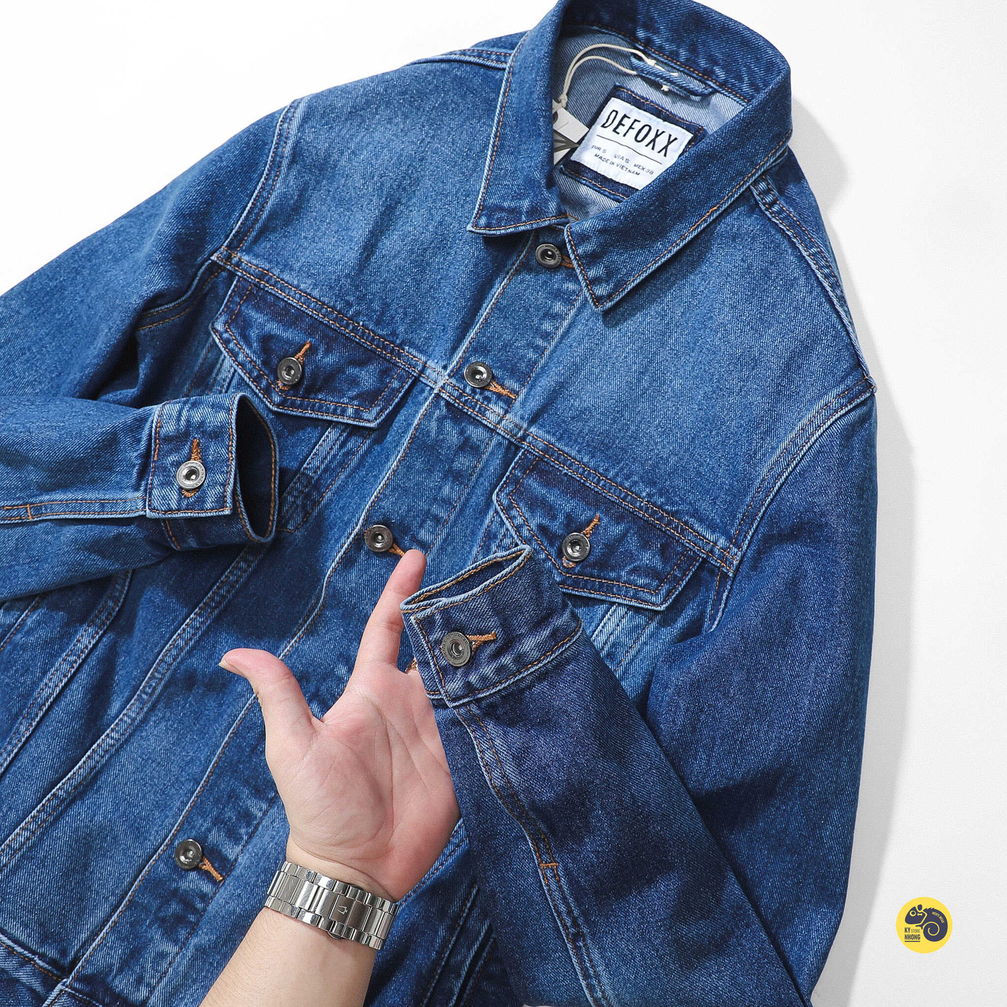 ÁO KHOÁC DENIM JACKET DEFOXX