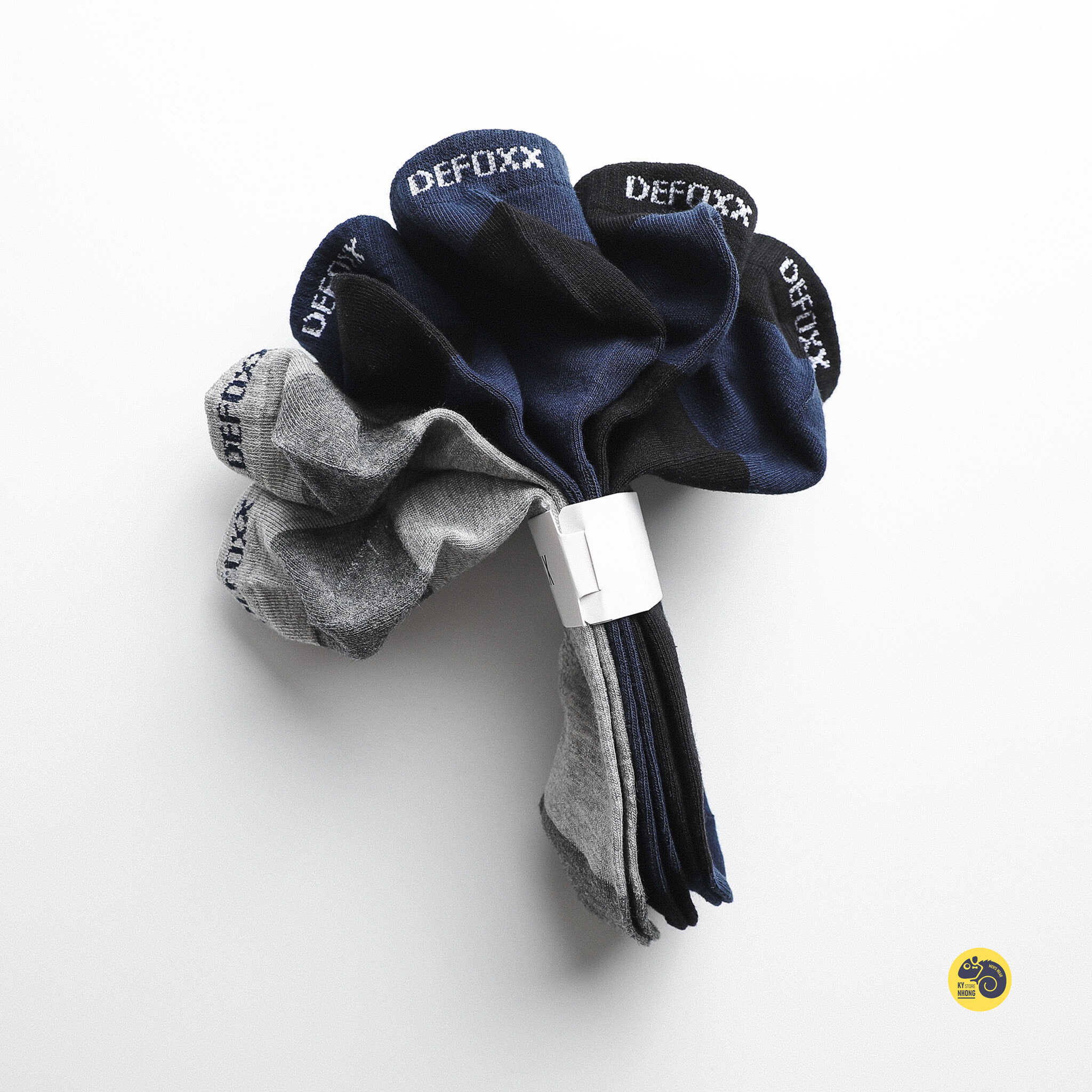 TẤT NGẮN COTTON DEFOXX (SET 3 ĐÔI)