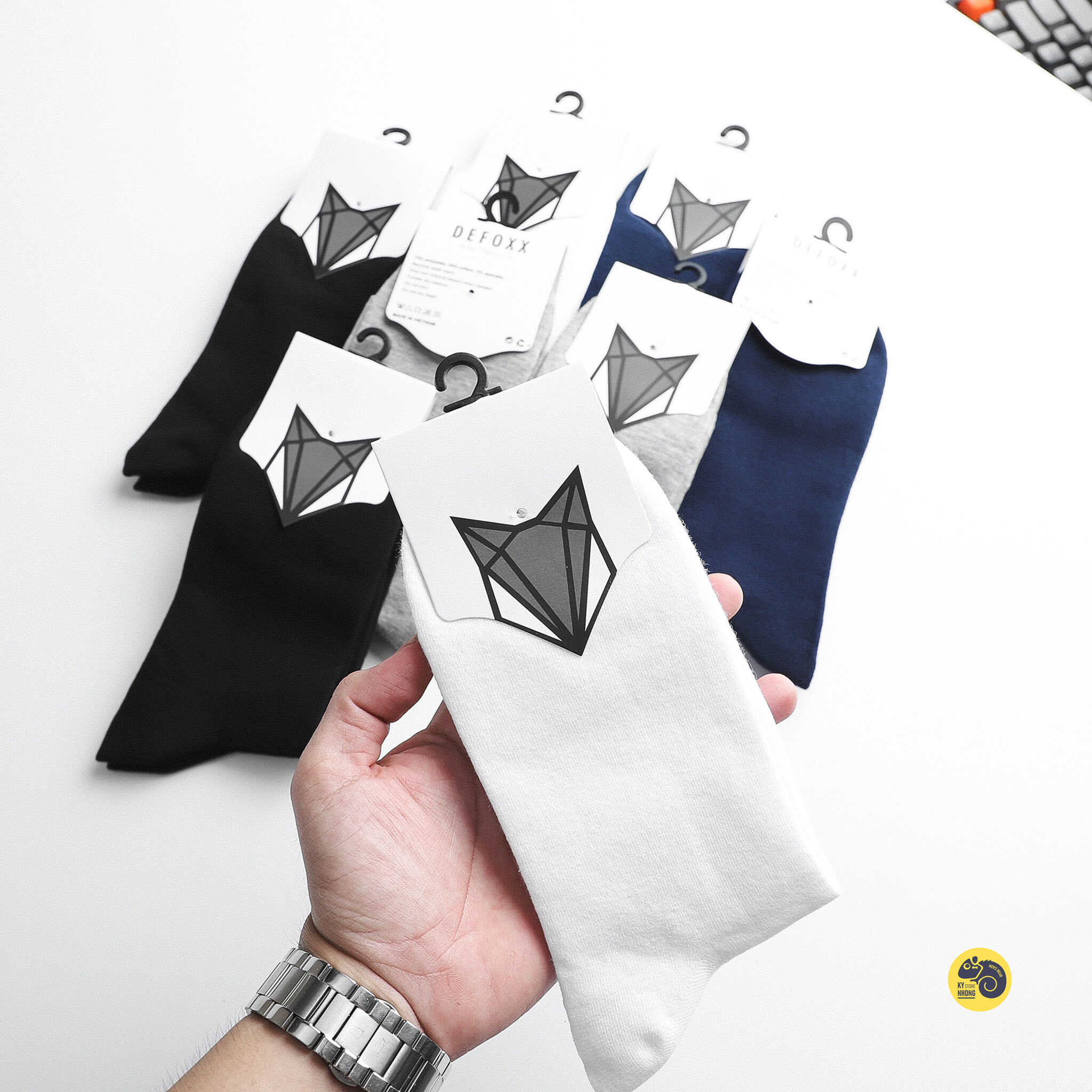 TẤT DÀI COTTON DỆT DEFOXX