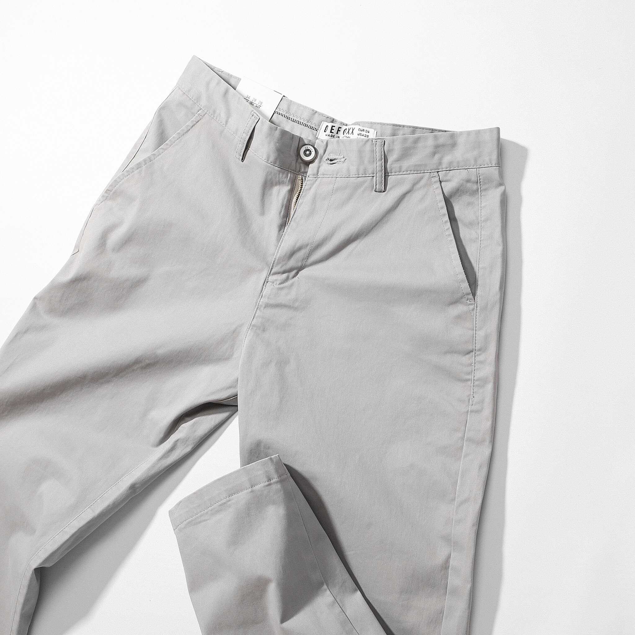 QUẦN DÀI KAKI DEFOXX XANH XÁM